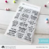 Celebrating You Clear Stamps Stempel Mama Elephant
