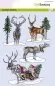 Preview: Sleigh with Santa Claus and Reindeer Clear Stamps CraftEmotions