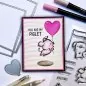 Preview: Piglet in Love Stempel Impronte D'Autore 2