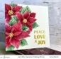Preview: Poinsettia Cluster 3D Embossing Folder by Altenew 1