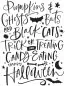 Preview: Spellbinders Pumpkins & Ghosts Background Press Plate 1