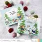 Mobile Preview: Silhouette Snow Trees Stanzen Creative Cuts Mama Elephant 1