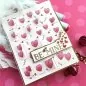 Preview: CG805 Candy Hearts Peek a Boo Stempel Background Hero Arts 1