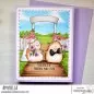 Preview: Stampingbella The Guineas Get Married Gummistempel 1