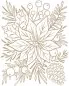 Preview: Spellbinders Full Bloom Poinsettia Hot Foil Plate 1