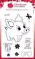 Preview: Fuzzy Friends - Pablo The Pig Clear Stamps Woodware Craft Collection