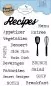 Preview: Kitchen Recipes 1 Clear Stamps Planner Essentials Elizabeth Craft Designs