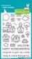 Preview: LF1591 HappyVillage lawn fawn clear stamps