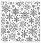 Mobile Preview: Snowflake Flurry Hintergrund Stempel Rubber Stamp My Favorite Things