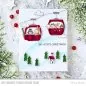 Preview: Snowflake Flurry Hintergrund Stempel Rubber Stamp My Favorite Things 2