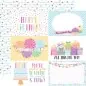 Preview: echo park Make A Wish Birthday Girl 6x6 inch paper pad 6