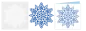 Mobile Preview: Winter's Sparkle - Delicate Snowflake schablonen crafters companion 1