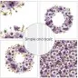 Preview: Simple and Basic Purple Floral Mood 12x12 inch Paper Pack 2