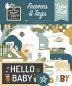 Preview: Special Delivery Baby Boy Frames & Tags Die Cut Embellishment Echo Park Paper Co