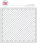 Preview: Avery Elle Diagonal Stripes 6x6 inch schablone