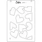 Preview: Making Hearts Layered Stencils Schablonen Sizzix 1