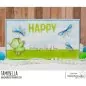 Mobile Preview: Stampingbella Bundle Girl with Dragonflies Gummistempel 2