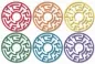 Preview: SUPPLY 558 my favorite things maze shapes rainbow