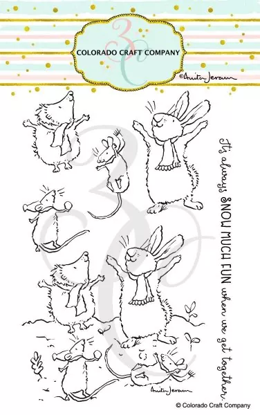 Get Together Clear Stamps Colorado Craft Company by Anita Jeram