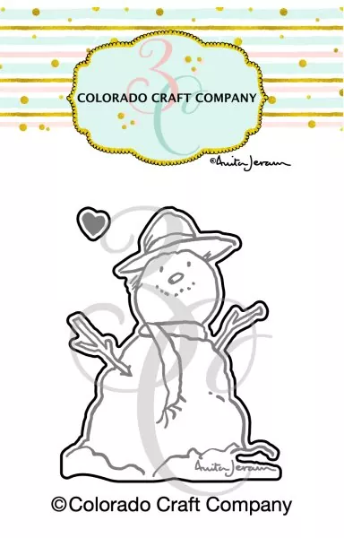 Sweetest Snowman Mini Stanzen Colorado Craft Company by Anita Jeram