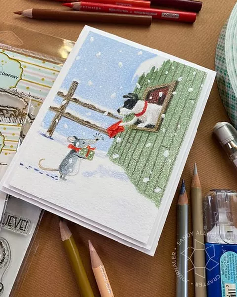 Dear Santa Clear Stamps Colorado Craft Company by Anita Jeram 1