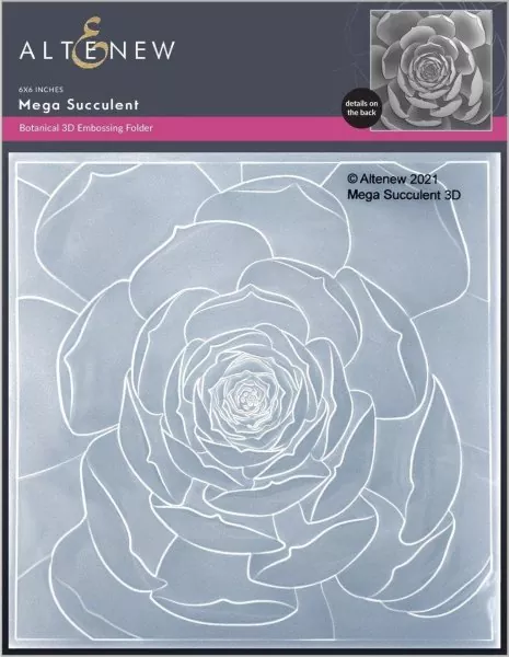 Mega Succulent 3D Embossing Folder by Altenew