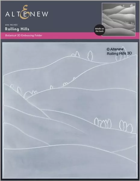 Rolling Hills 3D Embossing Folder by Altenew