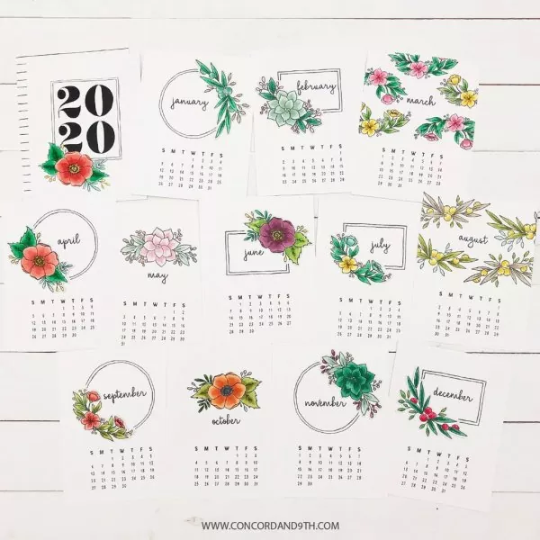 Annuals Stamp Set Concord and Ninth 1