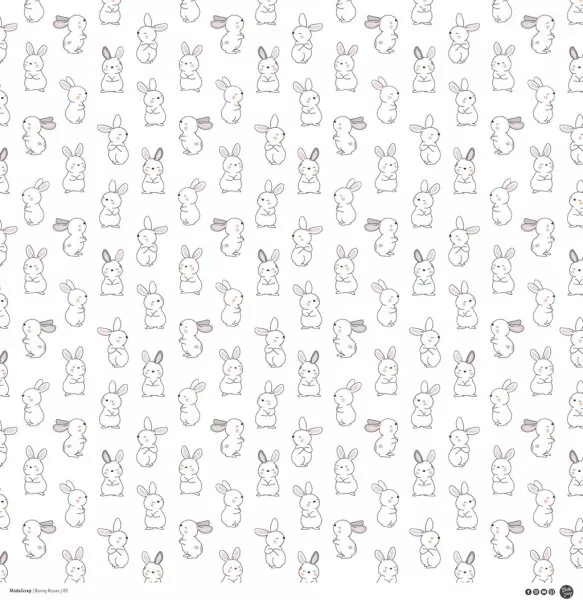 Bunny Kisses 12x12 Papierset Modascrap 5