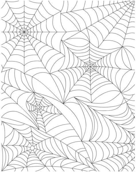 Spellbinders Spider Web Background Press Plate 1