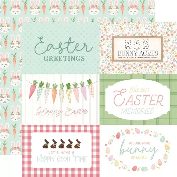 Carta Bella Here Comes Easter 6x6 inch paper pad 7