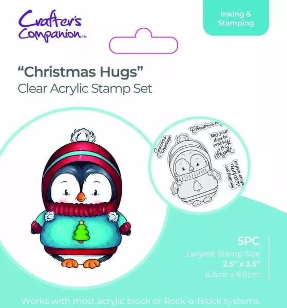 Christmas Hugs stempel set crafters companion
