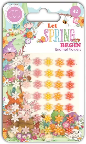 Let Spring Begin Enamel Flowers Craft Consortium