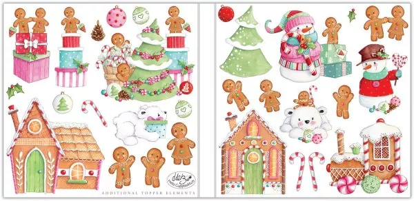 Craft Consortium Candy Christmas 6"x6" inch paper pad 3
