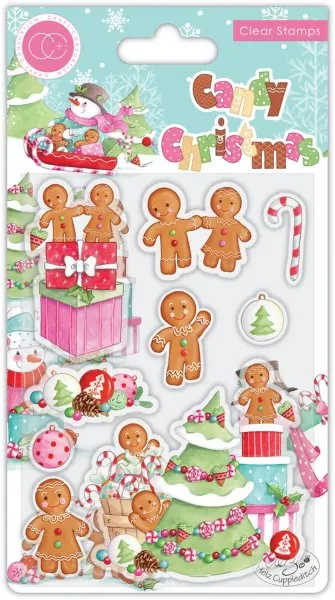 Craft Consortium Candy Christmas - Decorate clear stamp stempel