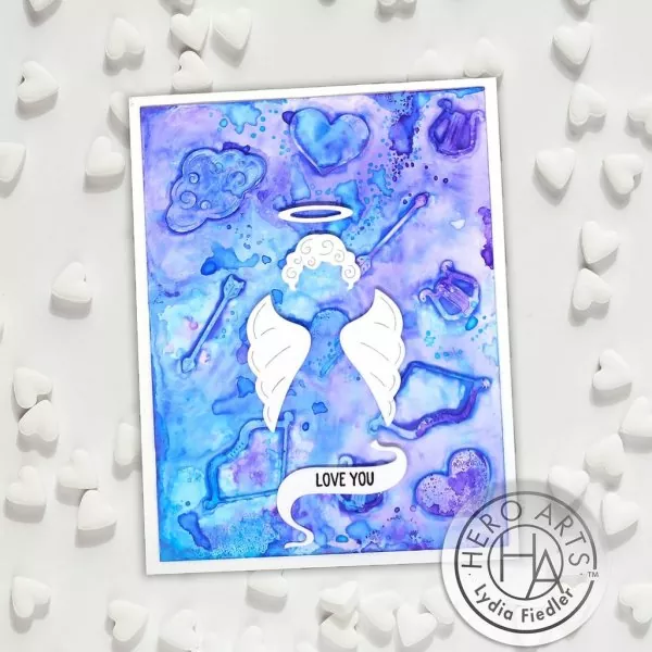 V-Day Mini Messages clear stamps hero arts 2