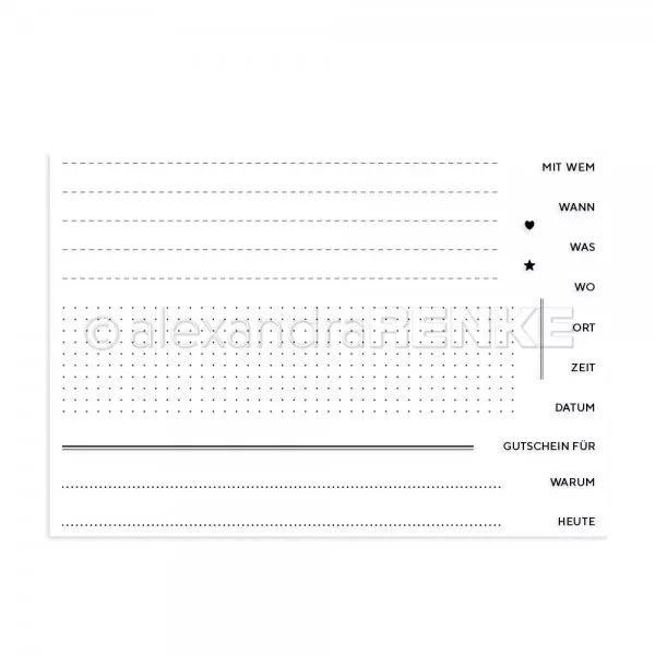 Strukturen für Etiketten Alexandra RENKE Clear Stamps