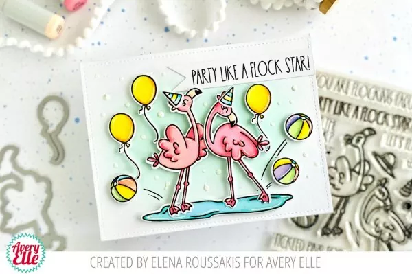 Tickled Pink avery elle clear stamps 2