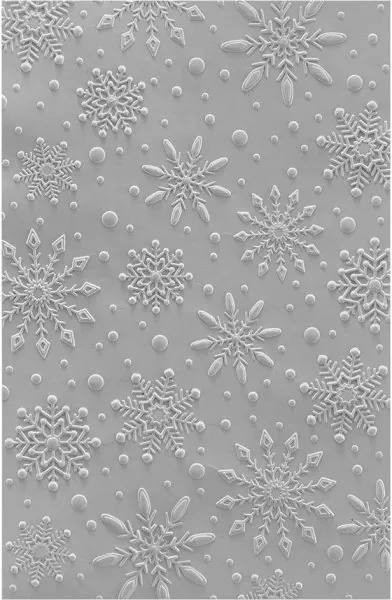 Flurry of Snowflakes Embossing Folder Spellbinders 1