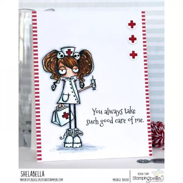 Stampingbella Oddball Nurse Gummistempel 1