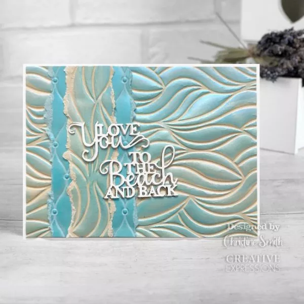 Tidal Sand 3D Embossing Folder from Creative Expressions 1