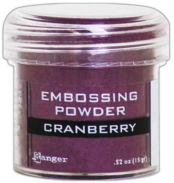 Cranberry Metallic Embossing Powder Embossing Pulver Ranger