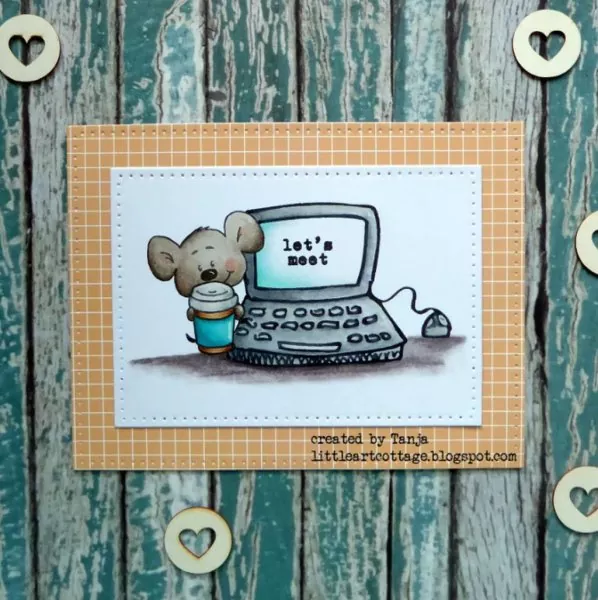 gerda steiner designs clear stamps fall mice 2