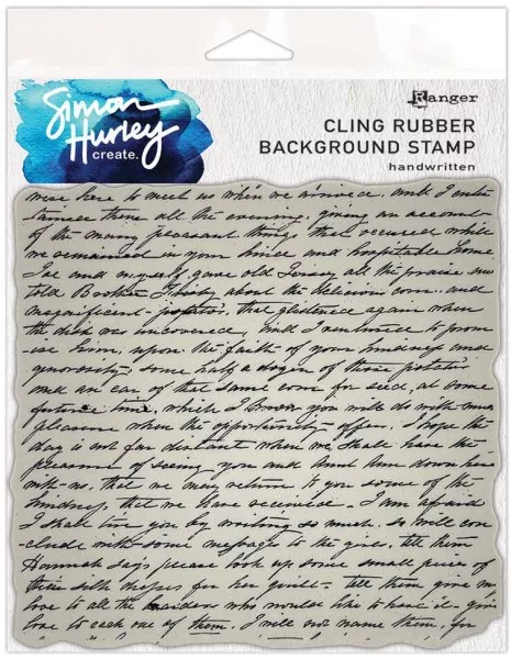 Simon Hurley Handwritten Ranger Gummistempel
