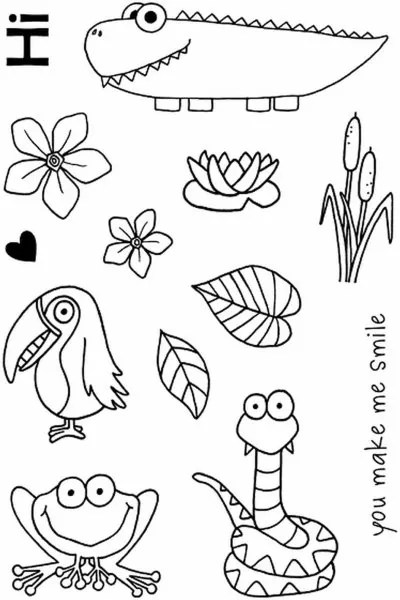 Smile Clear Stamps Jane's Doodles
