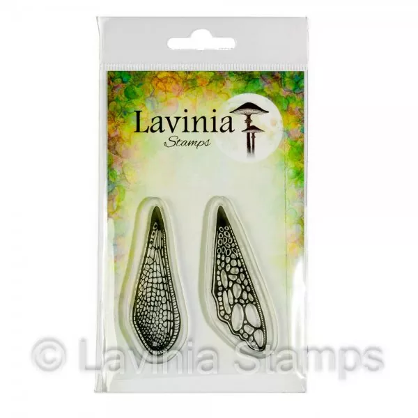 Large Moulted Wings Lavinia Clear Stamps