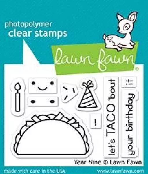 LlamaTellYou LF1678 clearstamps Lawn FawnLF1901 YearNine LF1901 Clear Stamps Lawn Fawn