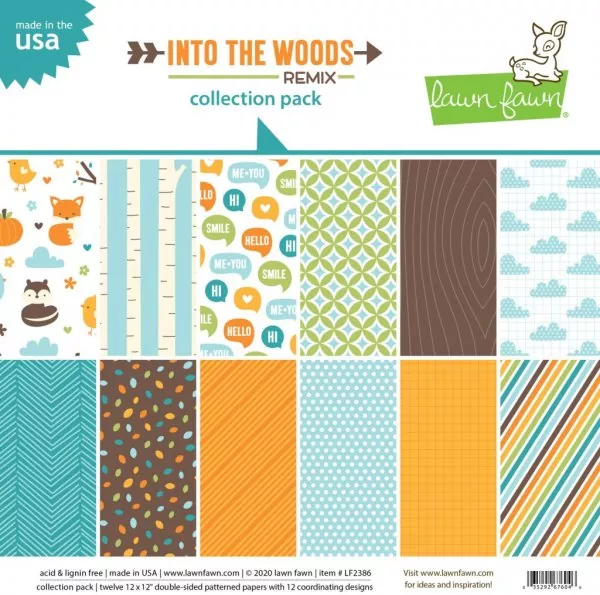 LF2386 Into The Woods Collection Pack Lawn Fawn