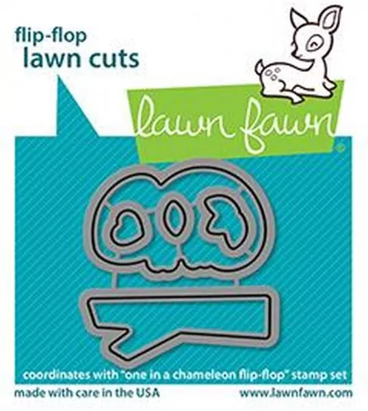 One in a Chameleon Flip-Flop Dies Lawn Fawn