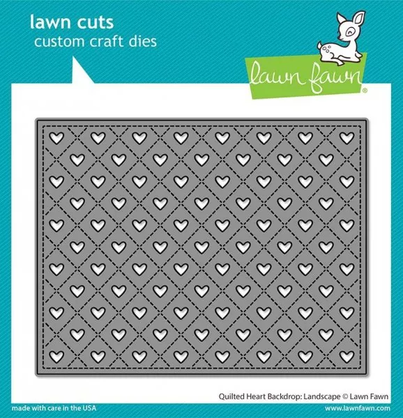 Quilted Heart Backdrop: Landscape Stanzen Lawn Fawn
